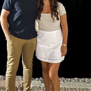 Abercrombie & Fitch Linen Mini Skirt